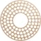Ekena Millwork Fink Wood Fretwork Pierced Ceiling Medallion, Alder, 30"OD x 10 7/8"ID x 1/4"T CMWP30X30X0250FFAL - alternate 1